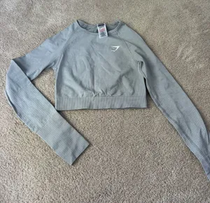 Gymshark Cropped Long Sleeve | size small thumbnail 1