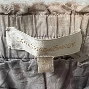 LoveShackFancy Heritage Lace Tiered Mini Skirt – Cottagecore Boho Size Medium thumbnail 2