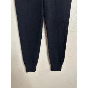Quince 100% Mongolian Cashmere Sweatpants Jogger Black Womans S Knit Lounge thumbnail 5