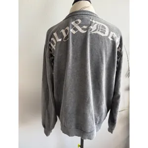 Supply & Demand Washed Grey Gothic Graphic‎ Sweatshirt Womens Medium thumbnail 3