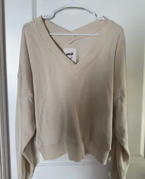 Aerie Off-The-Shoulder Sweatshirt thumbnail 1