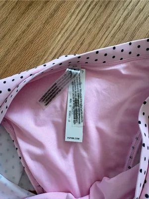 Frankies bikinis Pink Polka Dot Two-Piece Set thumbnail 2