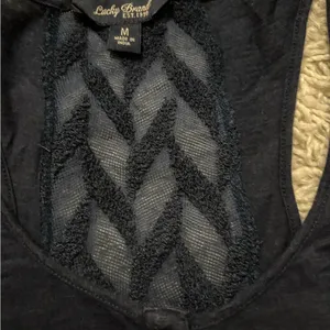 Lucky Brand Navy Racerback Sleeveless Top Size M thumbnail 6