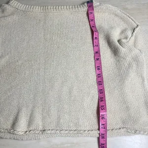 We The Free Free People Womens Oversized Knit Sweater Cream Beige Medium OB10036 thumbnail 7