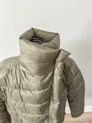 Tahari Olive Green Puffer Coat thumbnail 10
