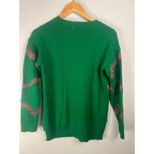 Women's Forever 21 Christmas Sweater Green/Red Size S. Ugly Christmas thumbnail 10