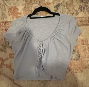 Garage light blue tie tshirt top  thumbnail 3