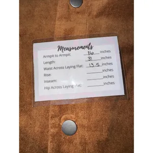 Baevely Womens XS Brown Faux‎ Suede Studded Western Romper Short Sleeve Cognac thumbnail 6