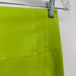 OFFLINE by Aerie‎ Bike Shorts Women L Lime Green Activewear Pilates Gym Sporty thumbnail 2