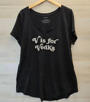 {1X} Torrid V is for Vodka Graphic Tee thumbnail 1