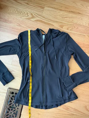 Lululemon Define Hooded Jacket Nulu Black Size 10 thumbnail 9