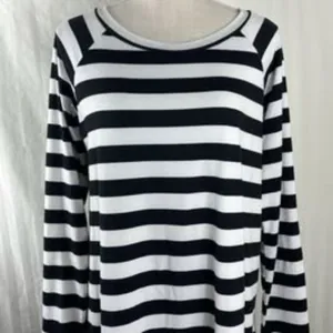 Reborn J Striped Long Sleeve Top with Brown Elbow Patches - Size Large thumbnail 5