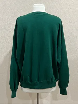 Vintage Disney World Winnie the Pooh Tigger Deep Green Crewneck Sweatshirt Sz XL thumbnail 7