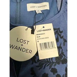Lost + Wander Riviera Midi Blue Medium Dress thumbnail 10
