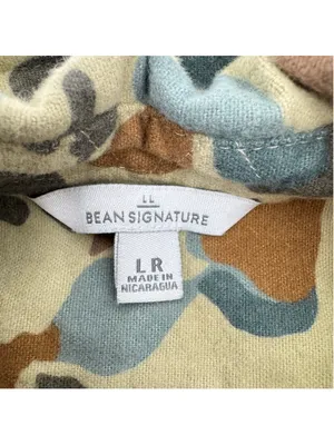 LL Bean Ladies Chamois Camo Tunic Shirt Signature Archive Series Cotton Flannel thumbnail 4