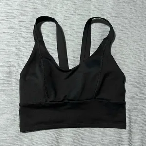 Nobull Black Unpadded Long Line Bra- Black in Size Small thumbnail 6