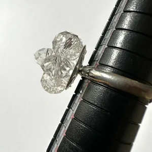 Clear beaded cluster ring Silver thumbnail 5