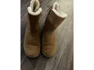 Koolaburra by UGG Sz 6 Shazi Short Boot Shearling Fur Brown thumbnail 3