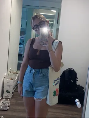 Abercrombie & Fitch Brown soft a&f collection One-Piece Bodysuit thumbnail 3