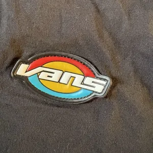 Vans Off The Wall Long Sleeve Cropped Shirt Size XL Cotton Black thumbnail 6