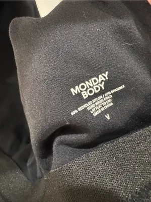 Monday Body Size V/XL Zion Bra - Black/Ivory thumbnail 5