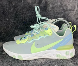 Nike React Element 55 Women's Shoes Frosted Spruce Running Sneakers 8 thumbnail 1