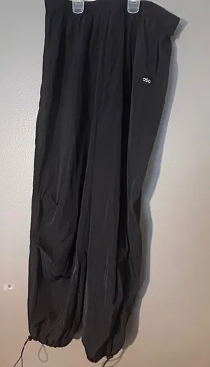 DSG Black Elastic Waist Pants Size XL thumbnail 1