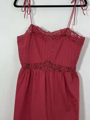 Universal Threads Target Women’s Pink Lace Cami Midi A-Line Dress Size Medium thumbnail 3
