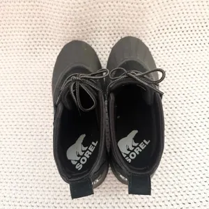 Sorel Black Gray Out 'N About III Classic Waterproof Ankle Boot NWOB 7.5 NL4431 thumbnail 6