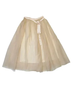 NWT J.Crew Collection Tulle Ball Skirt in Gold Sparkle Ribbon Belted Midi 6 thumbnail 5