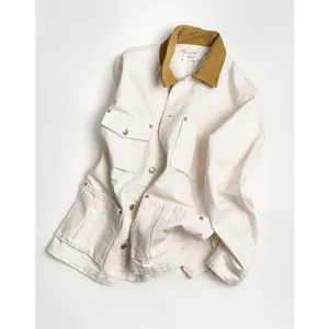 Madewell Benjamin Talley Smith The Fairview Barn Jacket in Chalk Wash Small NWT thumbnail 6