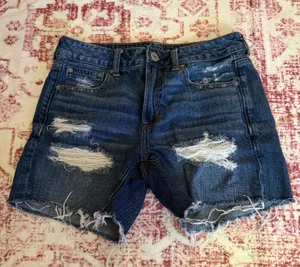 American Eagle Dark Wash Shorts thumbnail 1