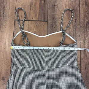 Free People My Girl Houndstooth Mini Dress Size 0 - $108 Effortless Quiet Luxury thumbnail 7