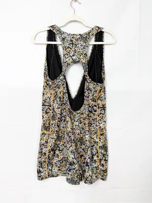 Free People Movement Eden Performance Onesie Ditsy Floral Print Romper thumbnail 5