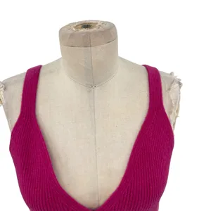 J.‎ Crew Cashmere-Blend Cropped Sweater-Tank Icy Rose Pink Size XXL thumbnail 4