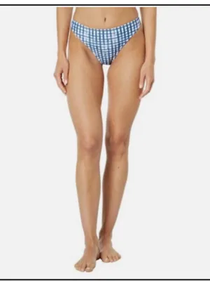Southern Tide Seven Seas Blue/White Painted Gingham Bikini Bottoms thumbnail 2