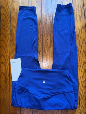 Lululemon Align With Pockets High Rise 25” Clubhouse Blue Size 6 NWT thumbnail 1