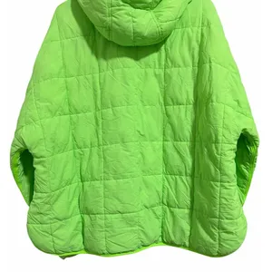 Free People Movement Pippa Packable Pullover Puffer Neon Lime Glow Women's Large thumbnail 6
