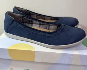 Earth Origins Fable Ballet Flats Women's 11‎ Blueberry Nubuck Comfort Shoes NIB thumbnail 1