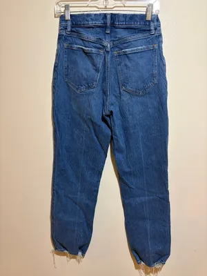 Abercrombie & Fitch 90s Straight Ultra High Rise Blue Denim Jeans Size 27/4 thumbnail 9