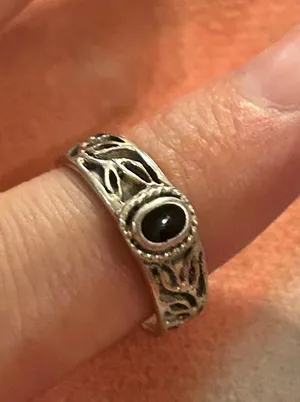 925 Sterling silver Knuckle Ring Open toe Adjustable e18 thumbnail 1