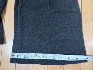 RAE DUNN Charcoal Grey Wide Leg Sweat Pants Size XS thumbnail 8