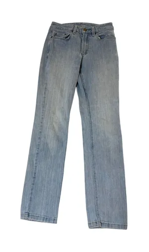 L.L.Bean Bean Flex Jeans Straight Women Size 2 Stretch Pockets Mid Rise Zip thumbnail 1