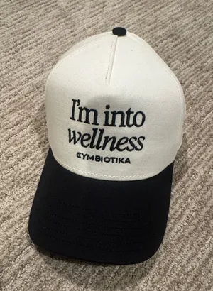 'I'm Into Wellness' Cap White thumbnail 1