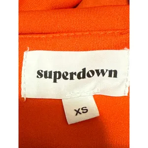 Superdown Orange Sleeveless Strappy Cami Bandeau Bustier Crop Tank Top Size XS thumbnail 3