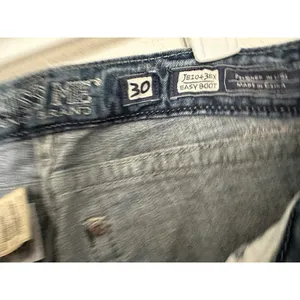 Miss Me jeans Easy Boot heavy stitching embellished back pockets Size 30 thumbnail 6