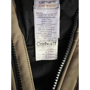 Carhartt Women's XL Brown Soft Shell Jacket Fleece Lined Casual Workwear thumbnail 5
