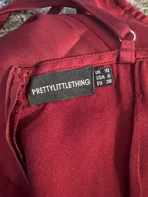 PrettyLittleThing Burgundy Cowl Neck Slip Midi Dress thumbnail 6