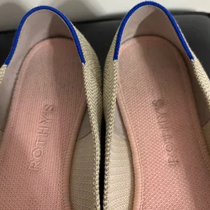 Rothy's The Flat in Light Gold Metallic thumbnail 9