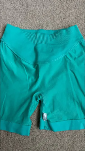 Gymshark Sweat Seamless Shorts- Paradise Blue thumbnail 6